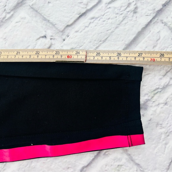 Tommy Hilfiger Sport Womans 1X Black and Pink Athletic Leggings Athleisure - Picture 9 of 11